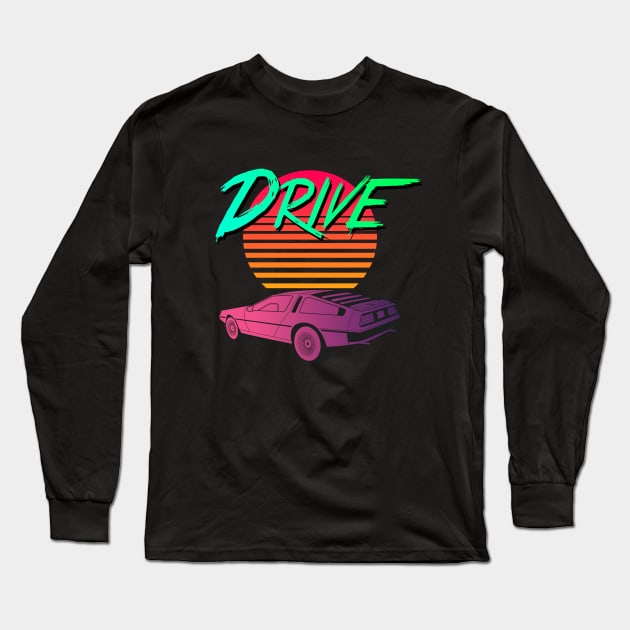 Drive Long Sleeve T-Shirt by DylanBlairIllustration